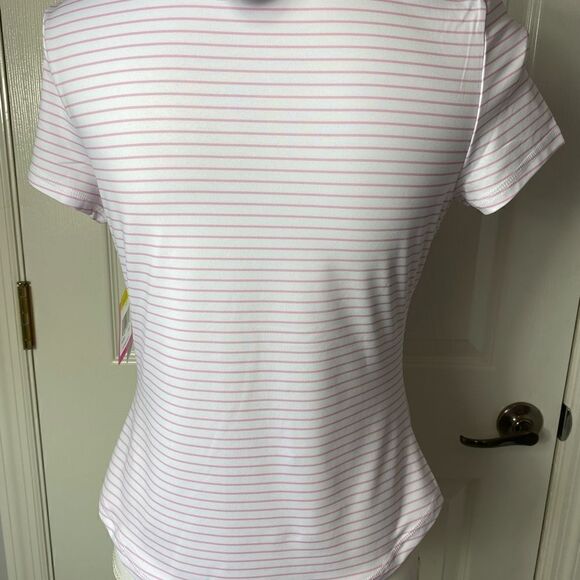 CHUBBY MERMAID " Save The Manatees" Junior Medium Pink  Top - Picture 4 of 7